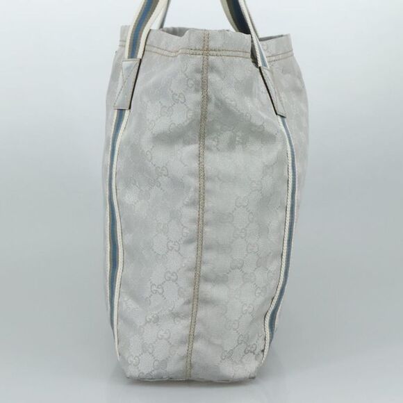 Pre Loved gucci Women Grey Tote Bags - Picture 5 of 8